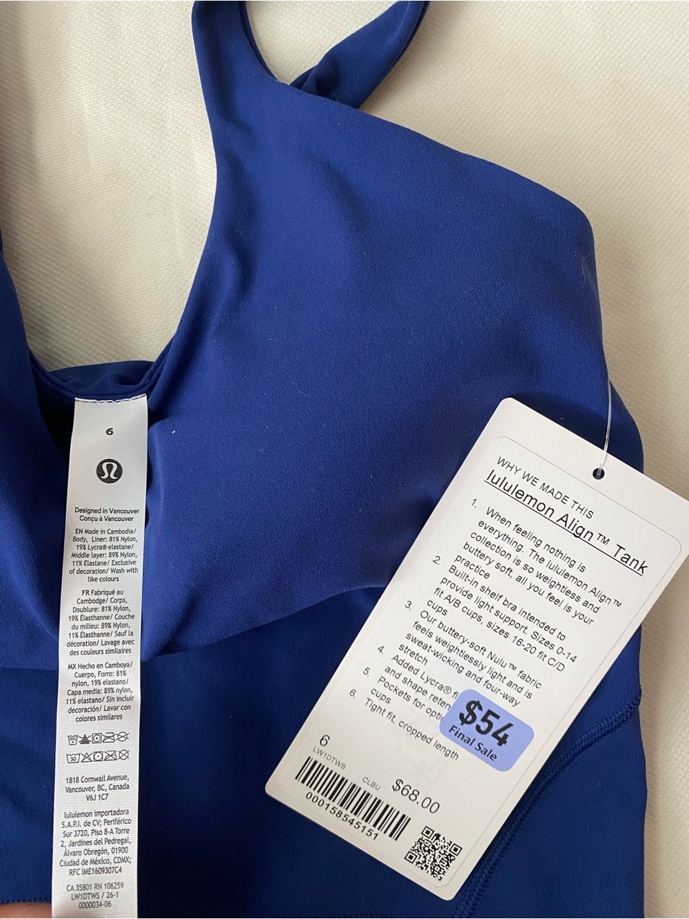 Lululemon Align tank - Picture 5 of 6